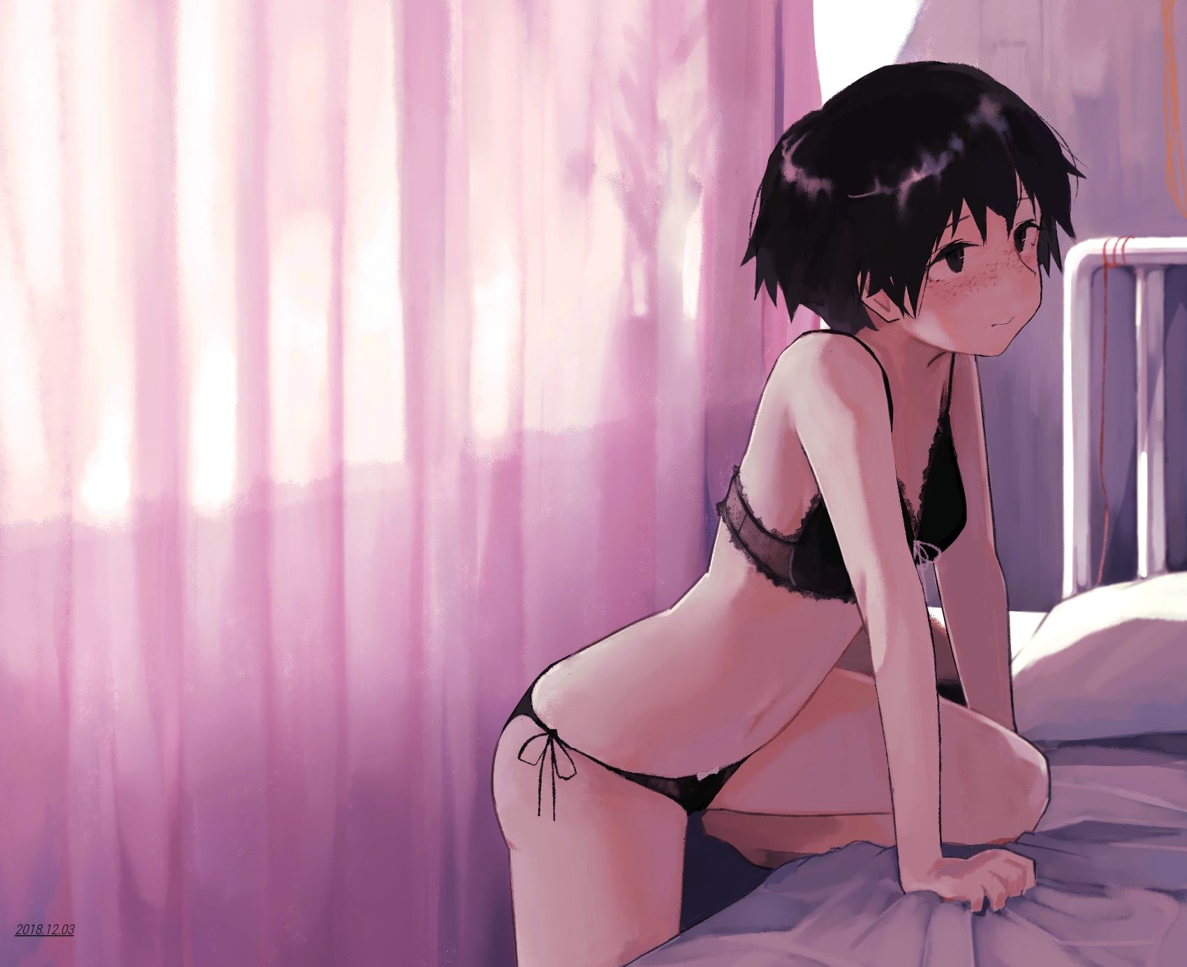 【Erotic Anime Summary】 Erotic images of beautiful girls wearing string pans [50 sheets] 10