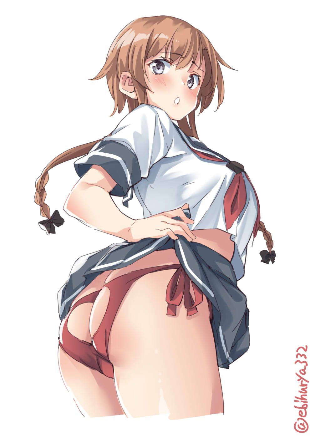 【Erotic Anime Summary】 Erotic images of beautiful girls wearing string pans [50 sheets] 24