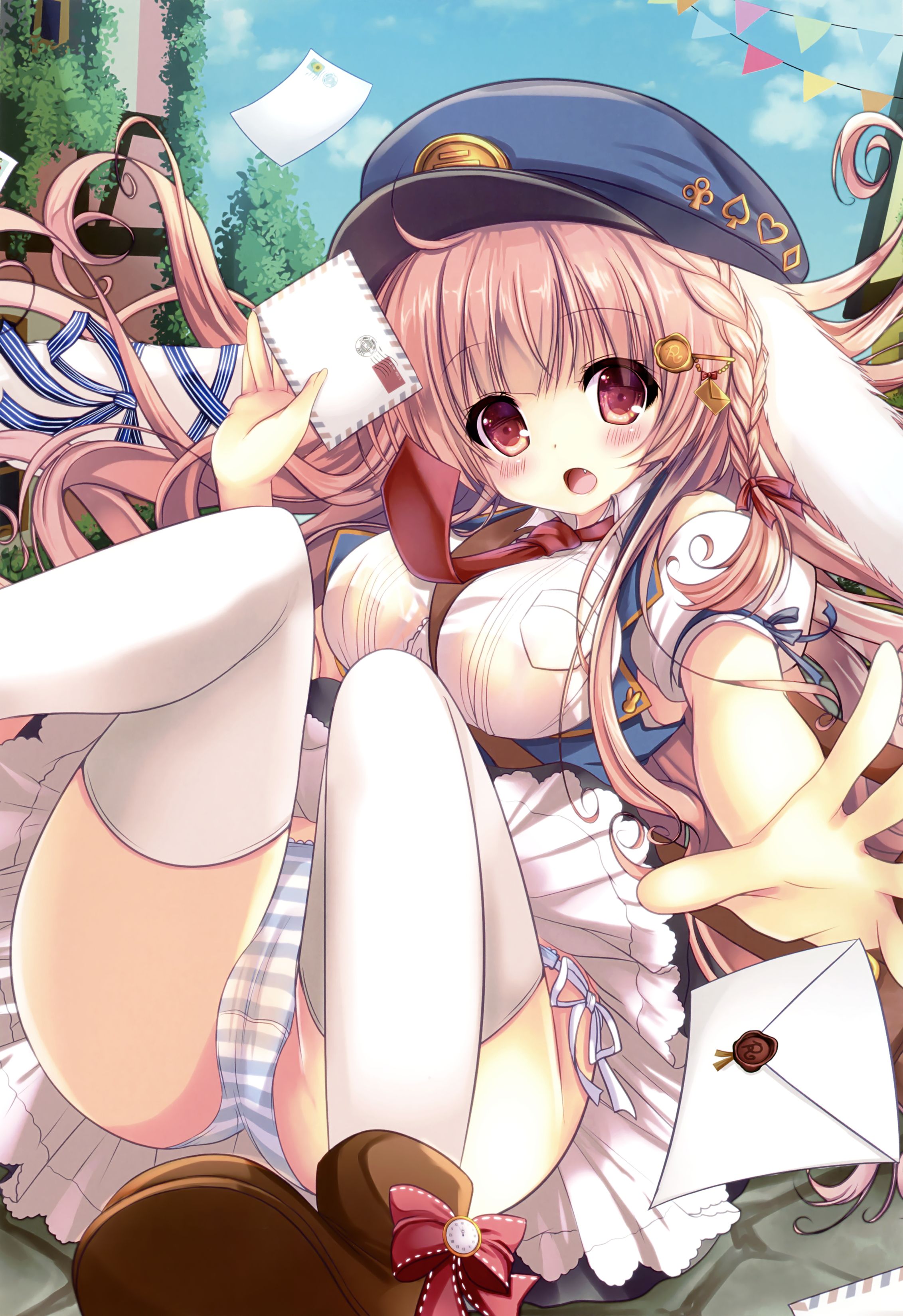 【Erotic Anime Summary】 Erotic images of beautiful girls wearing string pans [50 sheets] 45