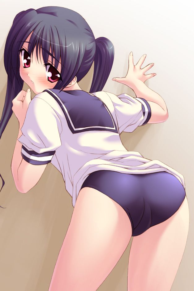 Of the two-dimensional beautiful girl who pat it, and wants to turn it a chestnut is buttocks image angrily. 10