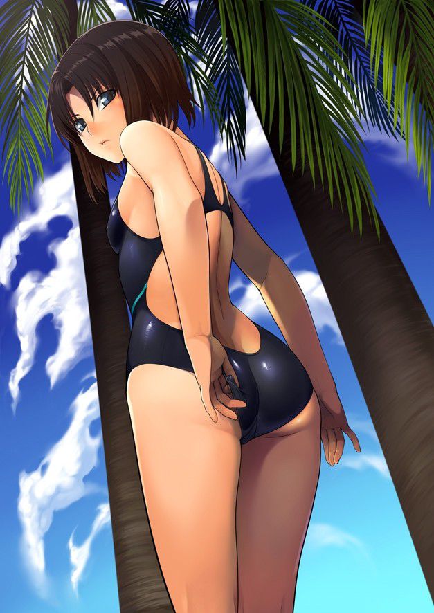Of the two-dimensional beautiful girl who pat it, and wants to turn it a chestnut is buttocks image angrily. 22