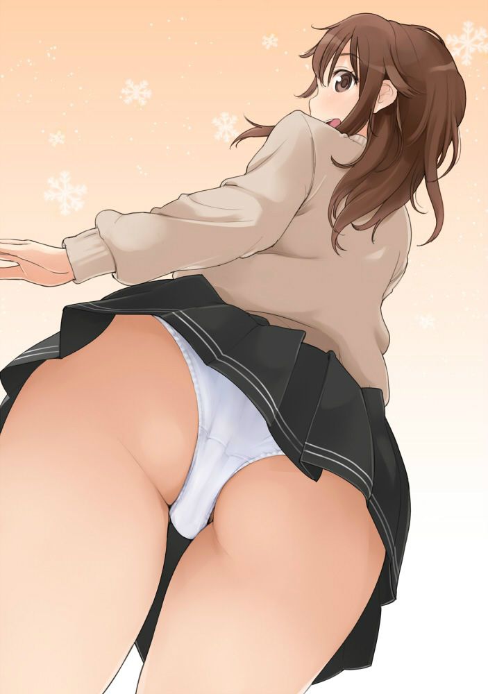 Of the two-dimensional beautiful girl who pat it, and wants to turn it a chestnut is buttocks image angrily. 51