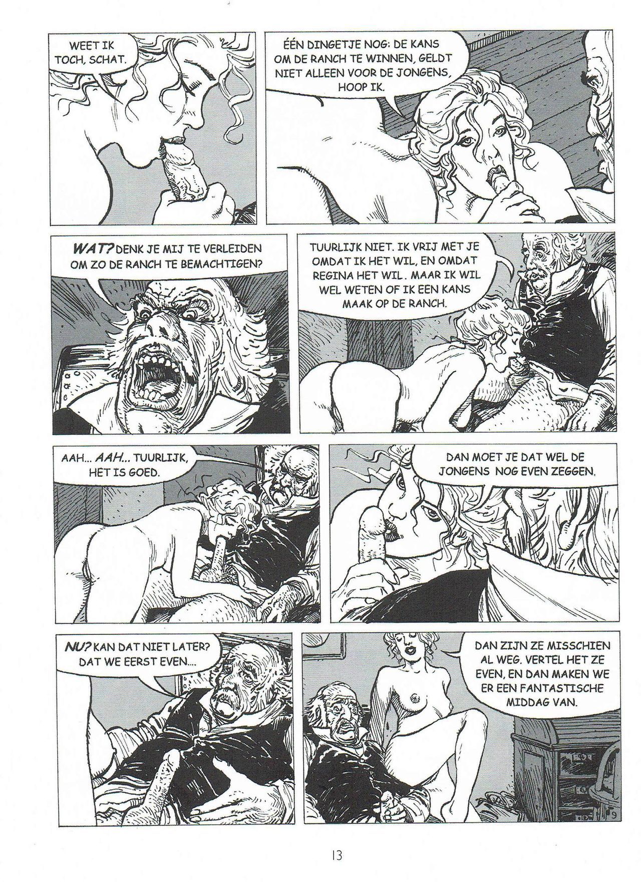 Biechten (Dutch) Een erotische strip van Fred de Heij 12