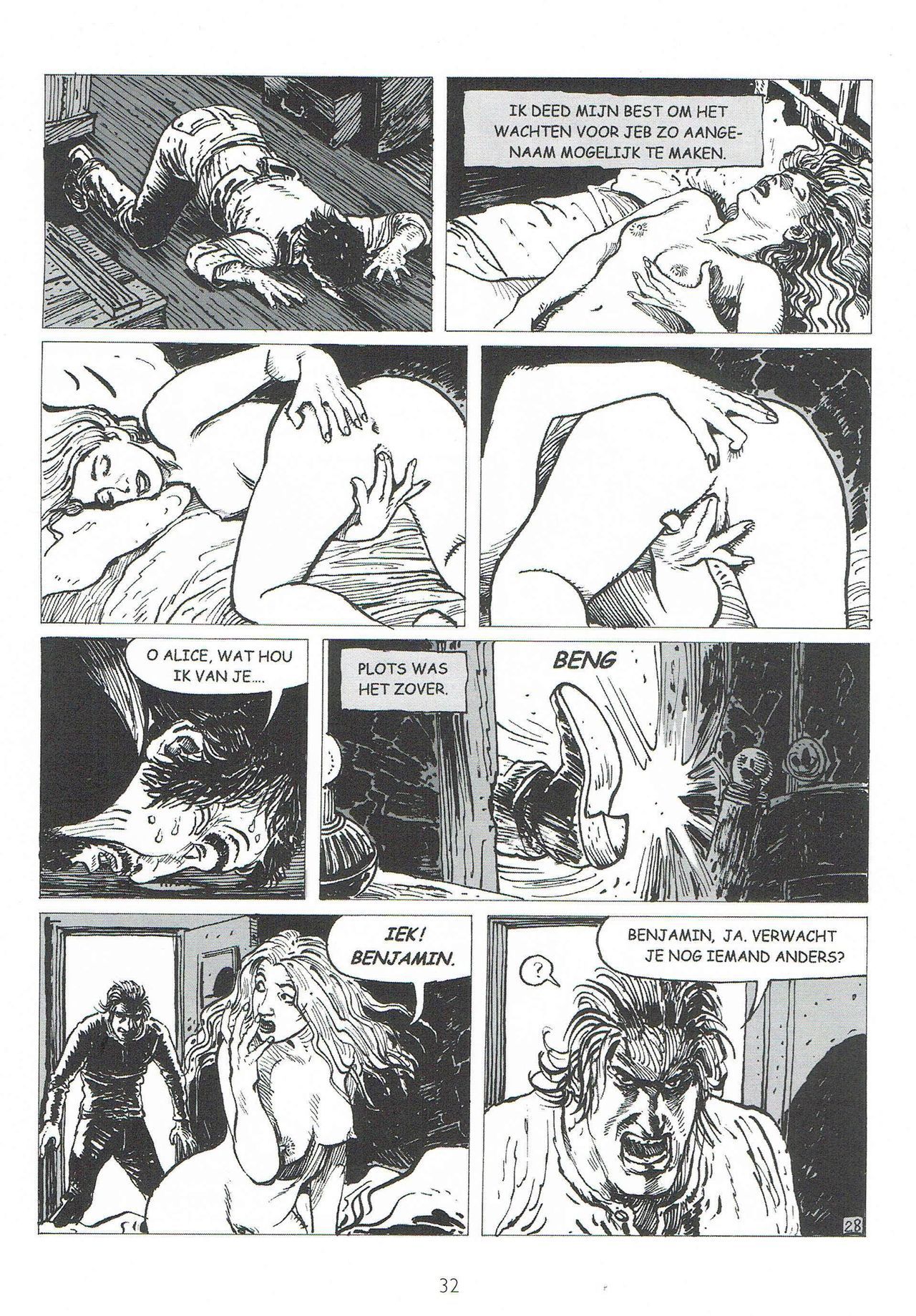 Biechten (Dutch) Een erotische strip van Fred de Heij 31
