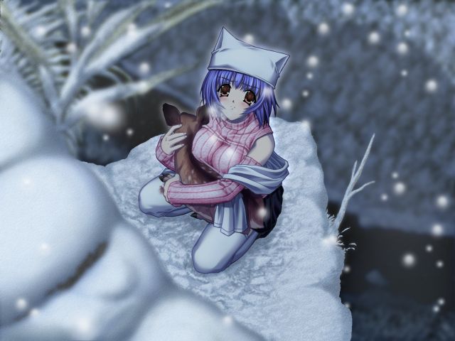 [エロゲ CG] SNOW 100