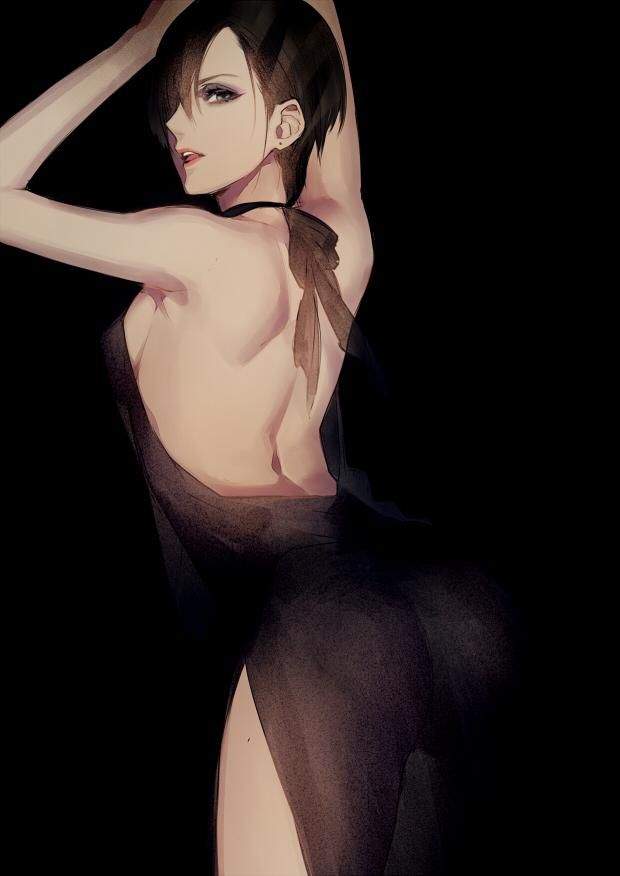 Eroticism second image Part 1 of the black dress 9