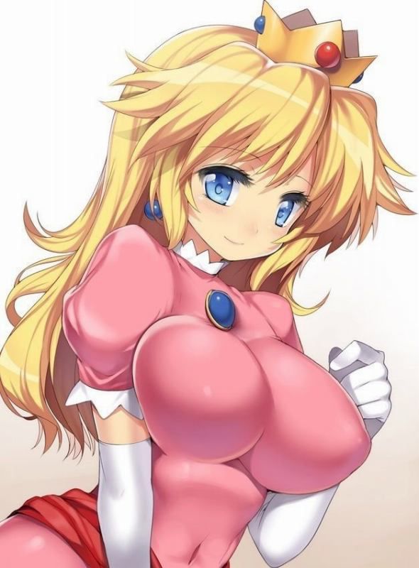 [31 pieces] Eroticism image of the peach princess of Super Mario to think of when certainly violated whenever kidnapped 9