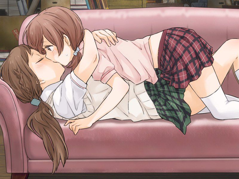[33 pieces] カタハネ appears soon, too; and one here heavy lesbian kiss image … 28