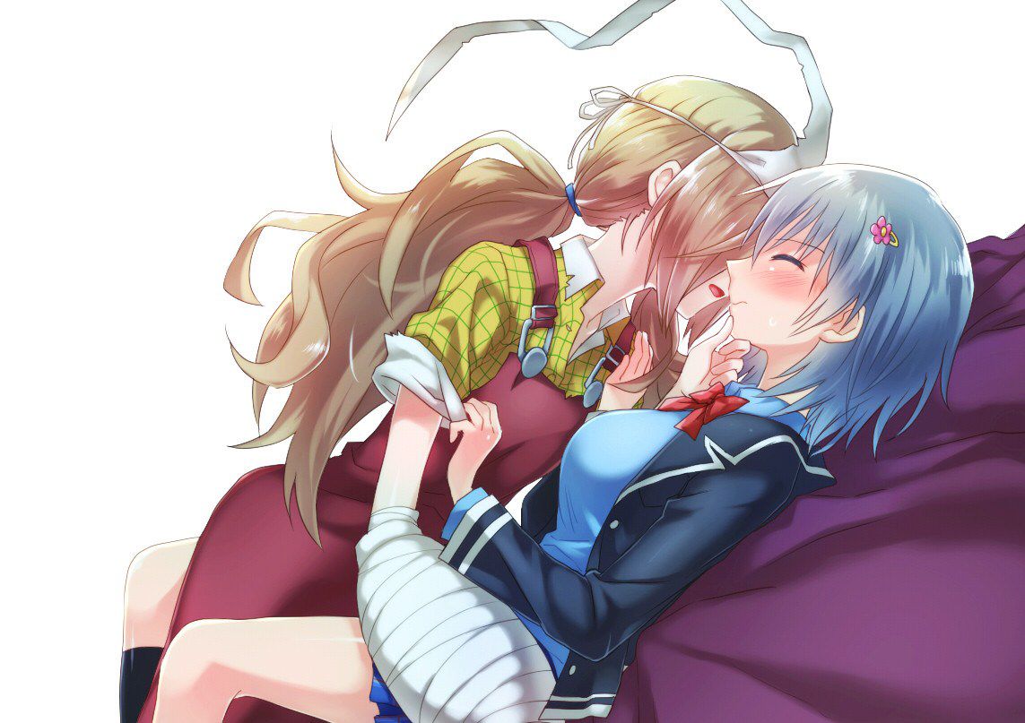 [33 pieces] カタハネ appears soon, too; and one here heavy lesbian kiss image … 31