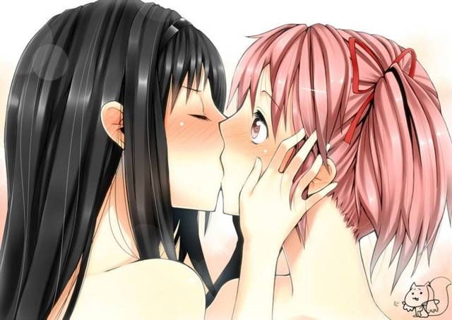 [33 pieces] カタハネ appears soon, too; and one here heavy lesbian kiss image … 7