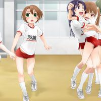 [CG] [gym suit] [SUQQU water] sports girl summary image (200 pieces) 155