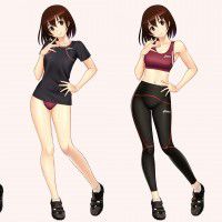 [CG] [gym suit] [SUQQU water] 200 pieces of sports girl image summaries 126