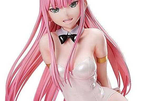 "Darling in the Frankies" Zero-two erotic figure with raw legs in an erotic white bunny! 1