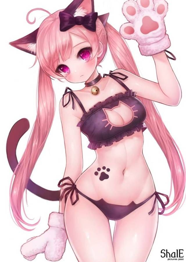 [33 pieces] After all cat lingerie is pretty, and the sexy is all right … Give me ってなる image;> < 2