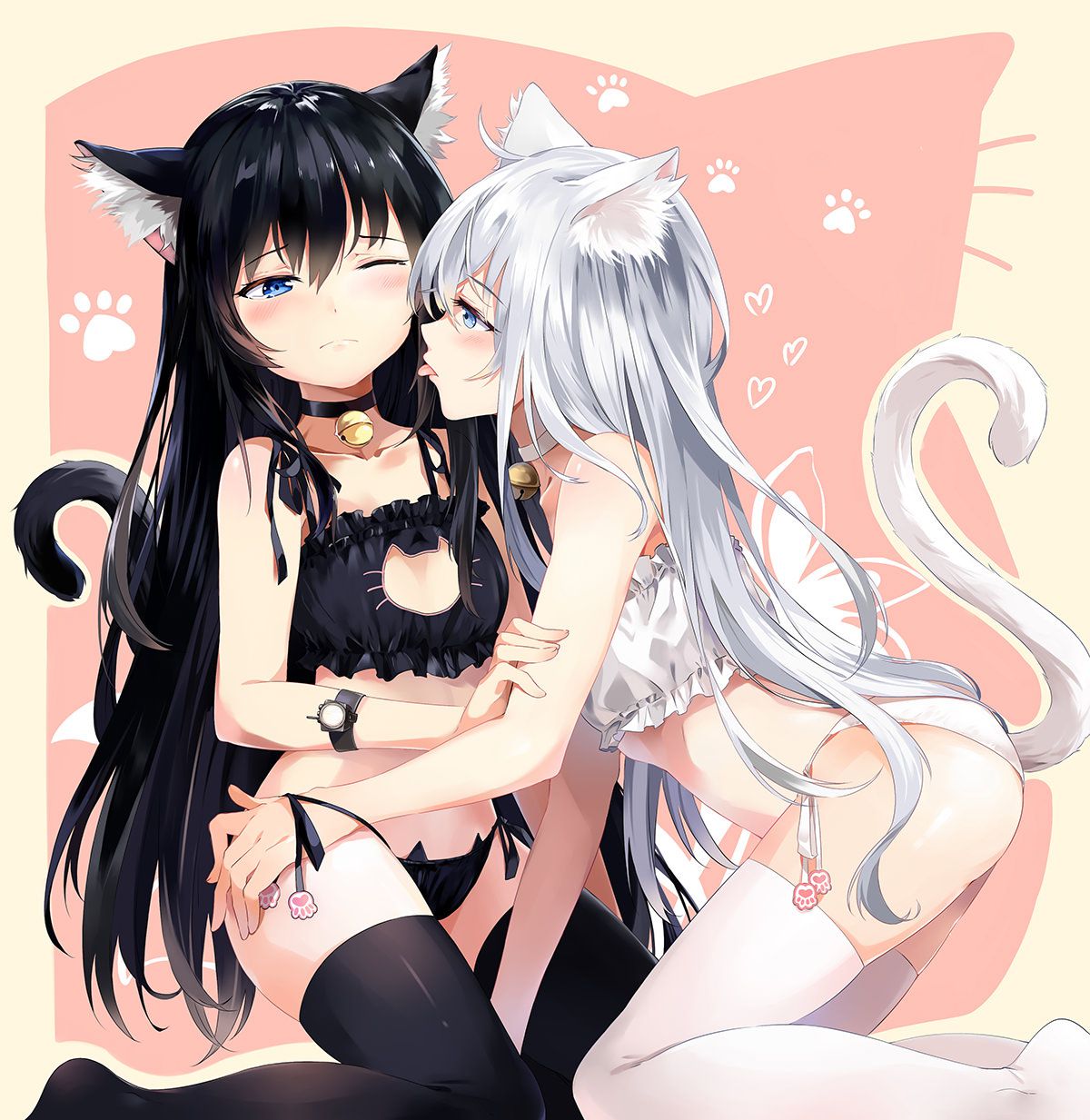 [33 pieces] After all cat lingerie is pretty, and the sexy is all right … Give me ってなる image;> < 31