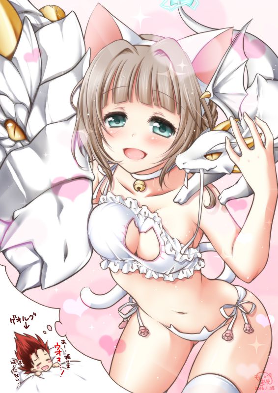 [34 pieces] Because princess エクセリア of the country of the dragon of the white cat project too has a cute breast; just … 25