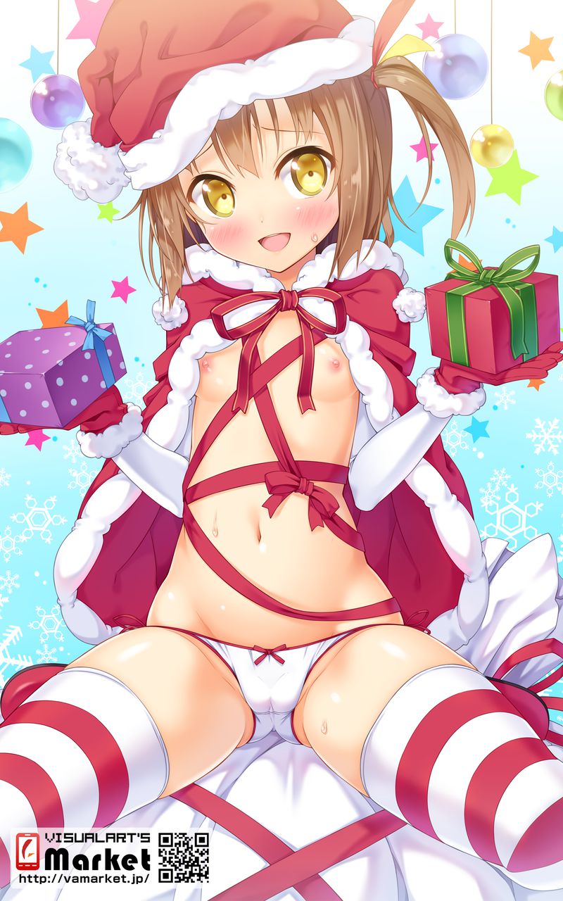 [39 pieces] A Christmas present is a nude ribbon eroticism image of the girls wrapped for って feeling me! 39