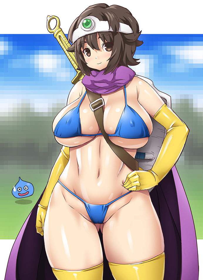 【Dragon Quest】Cute and cute secondary erotic images of female heroes 12