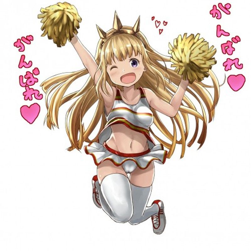 Please give me the image of the cheer leader whom underwear does from a miniskirt for an instant! 15