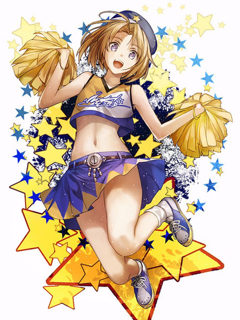 Please give me the image of the cheer leader whom underwear does from a miniskirt for an instant! 31