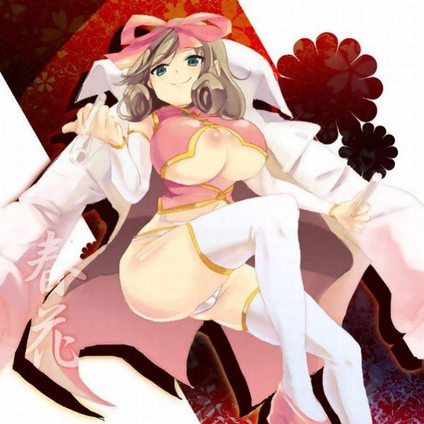 爆乳 maliciousness older sister of 閃乱 カグラ, eroticism image of a spring flower 14