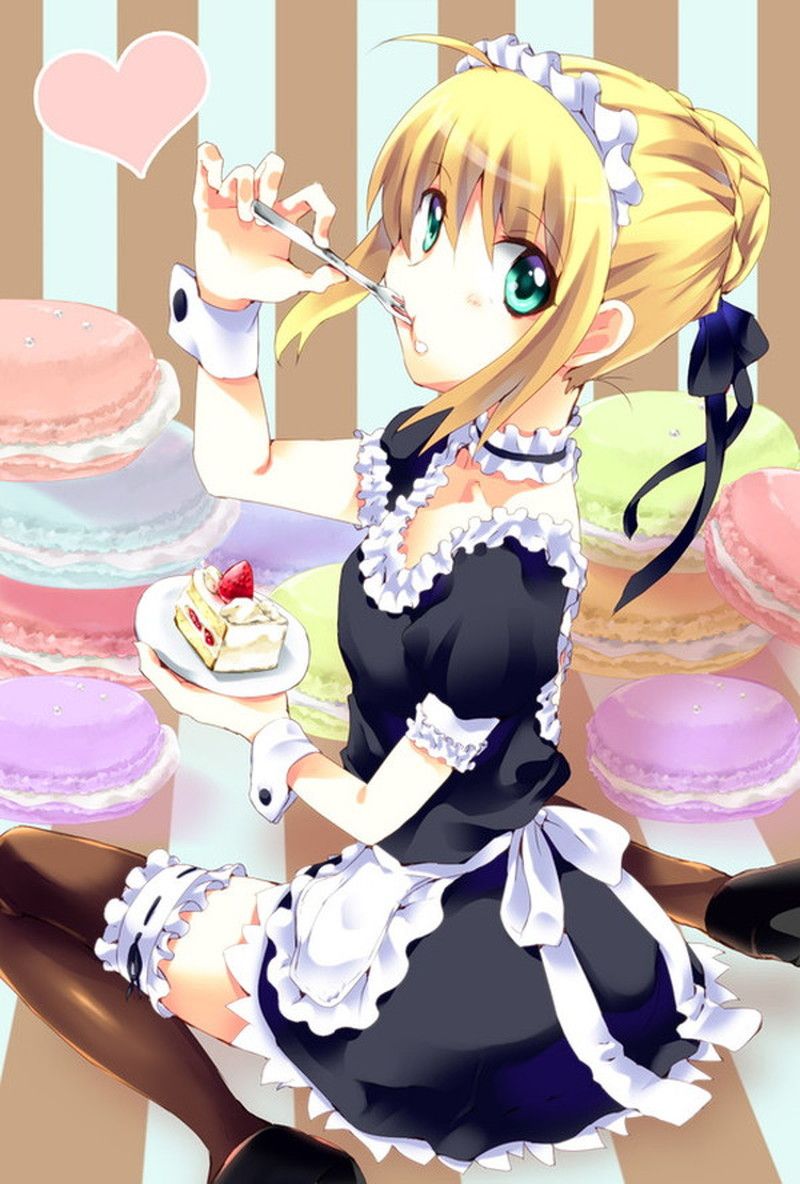 [image] Which animated cartoon character is it when I look good with the costume play of maid clothes most? 3