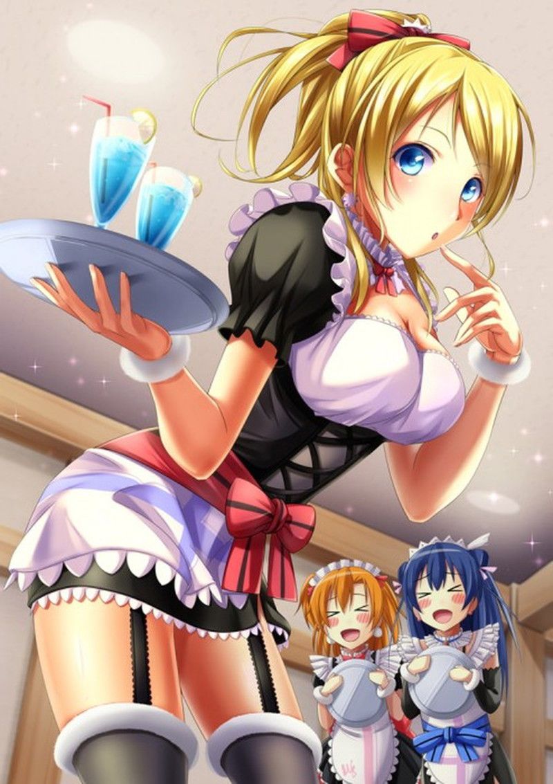 [image] Which animated cartoon character is it when I look good with the costume play of maid clothes most? 35