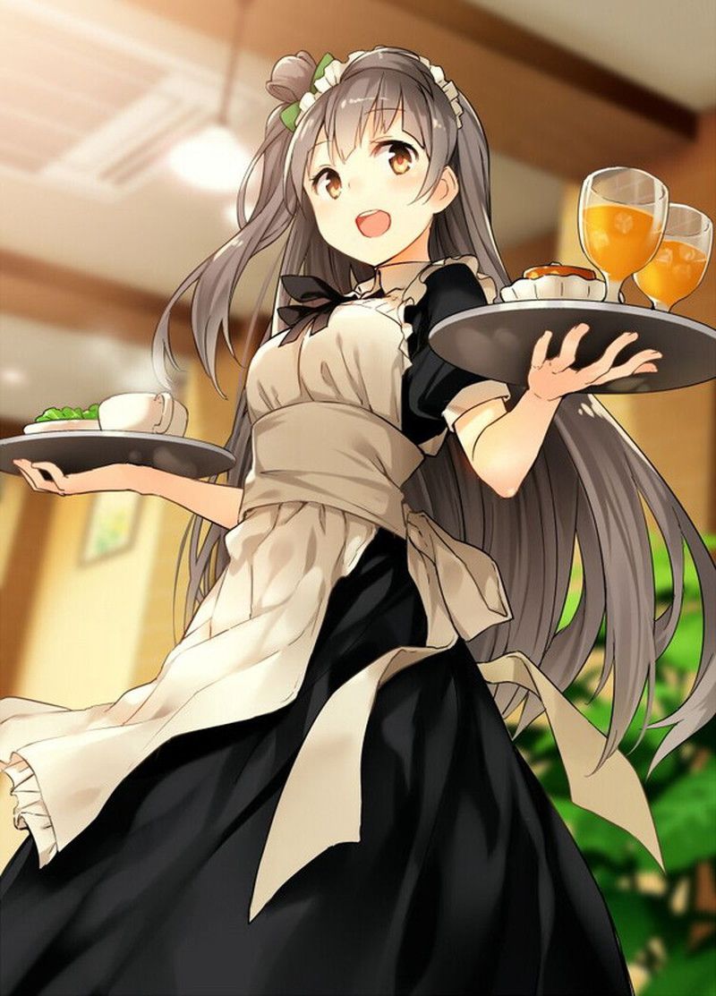 [image] Which animated cartoon character is it when I look good with the costume play of maid clothes most? 46