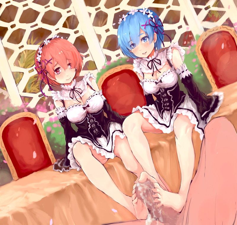 I give lamb and lily image and 3P eroticism image with the rem [Re: zero]! 19