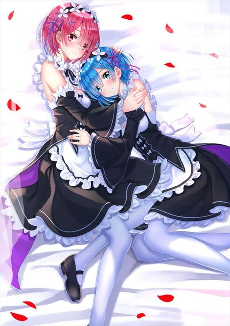 I give lamb and lily image and 3P eroticism image with the rem [Re: zero]! 2