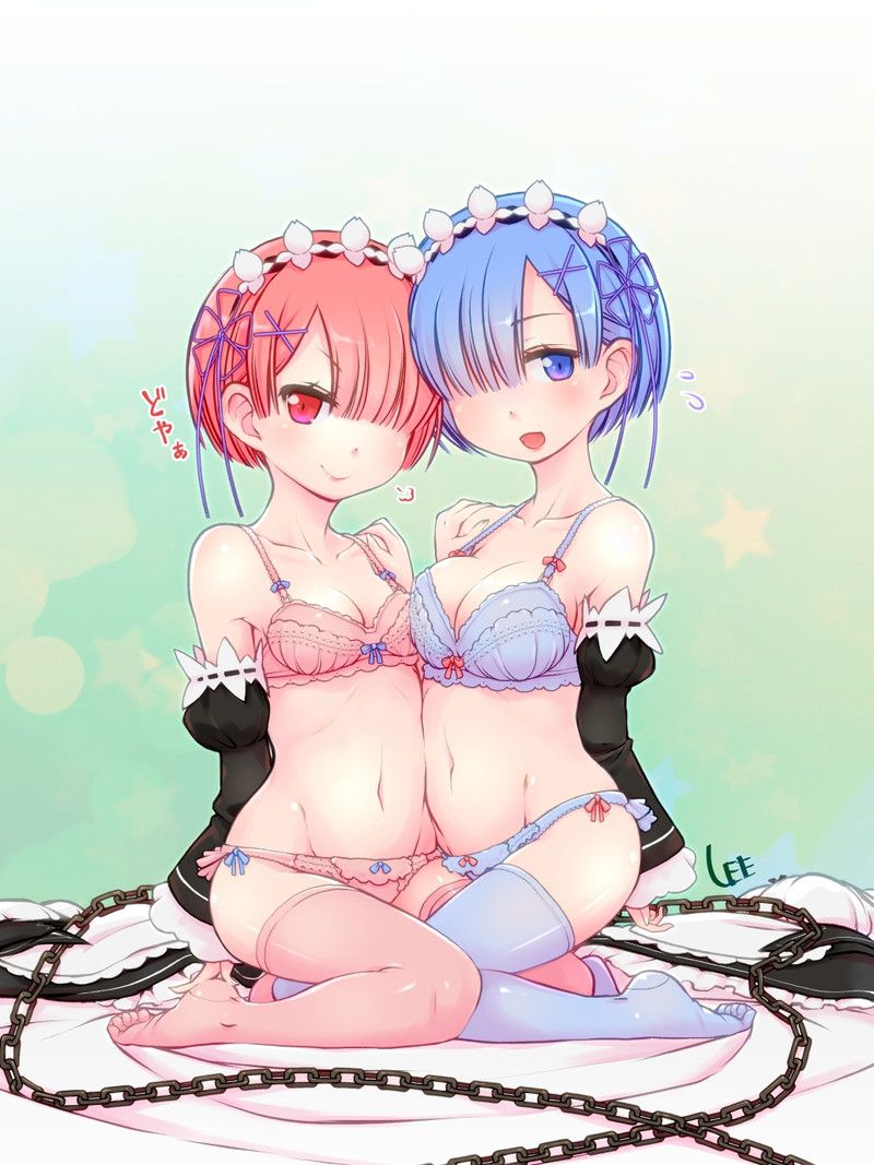 I give lamb and lily image and 3P eroticism image with the rem [Re: zero]! 28