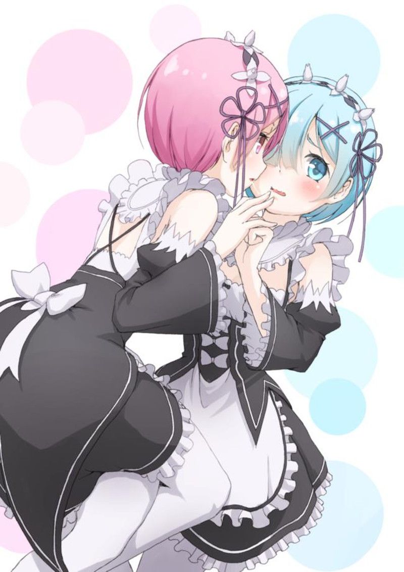 I give lamb and lily image and 3P eroticism image with the rem [Re: zero]! 34