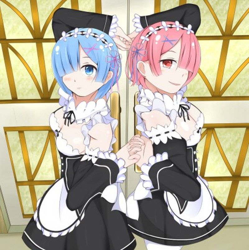I give lamb and lily image and 3P eroticism image with the rem [Re: zero]! 39