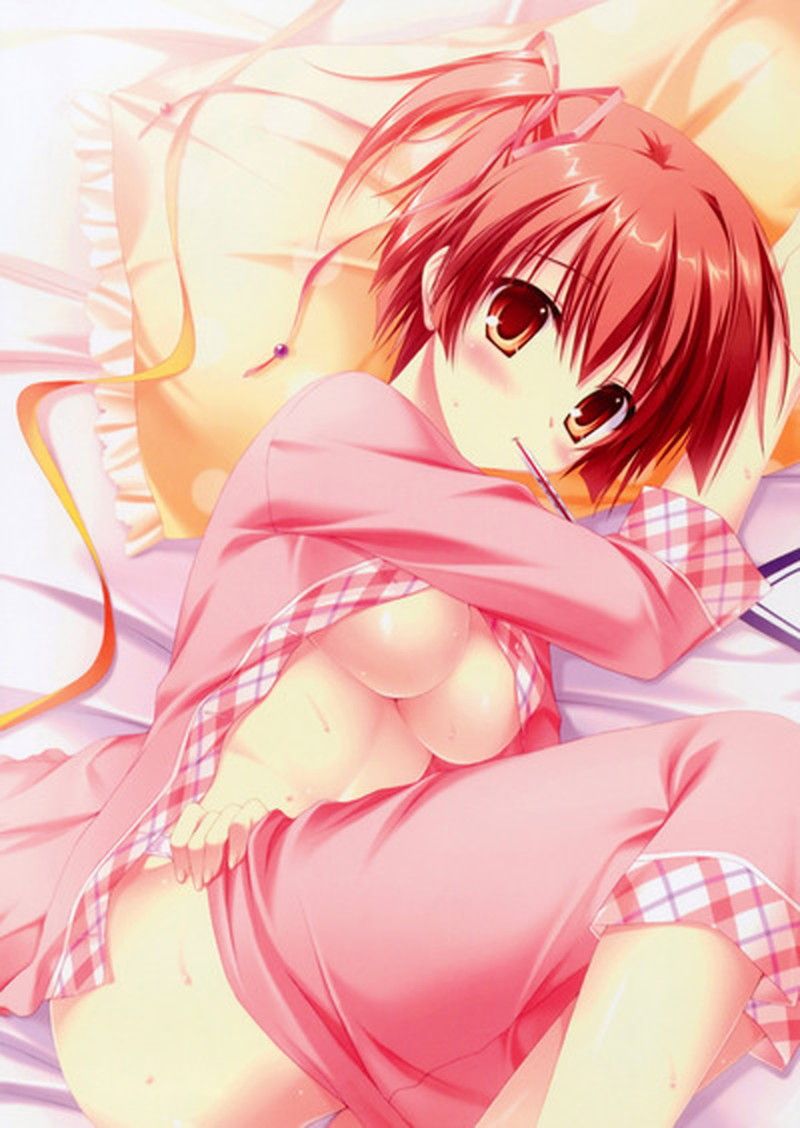 [the second] The pajamas eroticism image which I am about to be able to see the breast and a valley and hold suddenly 4