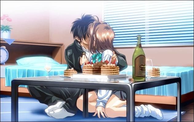 If fall in LOVERS love; the Rie Kawai GIF animated cartoon ☆ first experience [the first part] 2