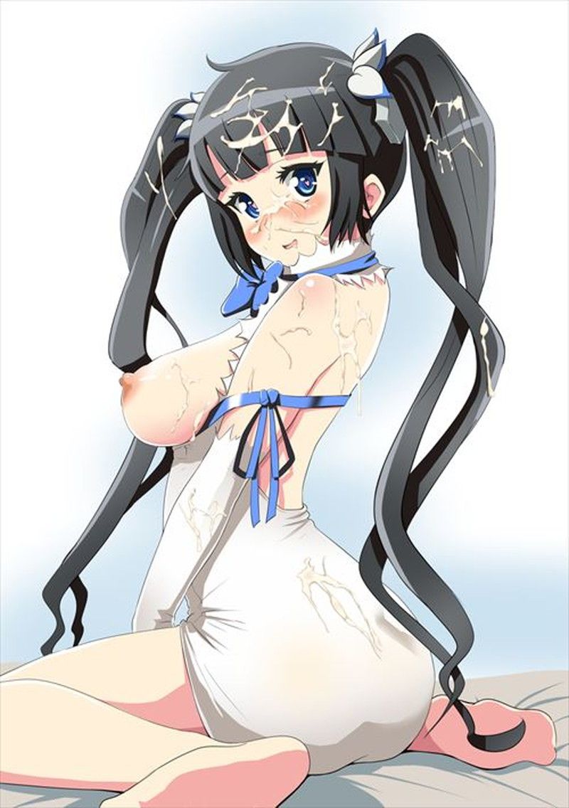 Please give me an eroticism image having sex with Hestia of Lolly big breasts [waits for Dan]! 22
