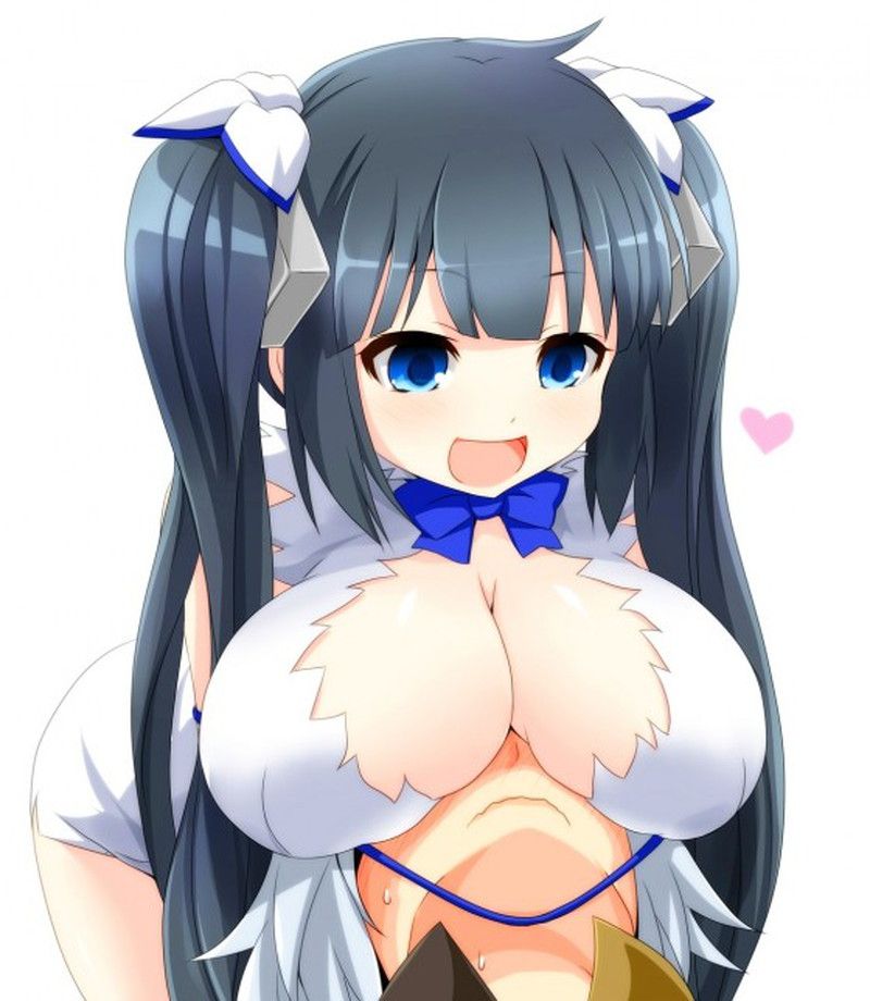 Please give me an eroticism image having sex with Hestia of Lolly big breasts [waits for Dan]! 32