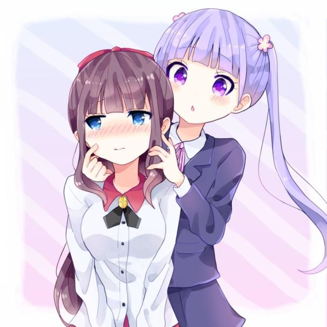 [lily] I want to see the lesbian eroticism image between girls of NEW GAME!! 21