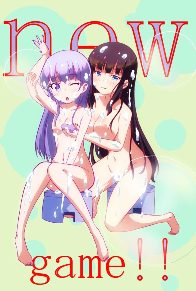 [lily] I want to see the lesbian eroticism image between girls of NEW GAME!! 24