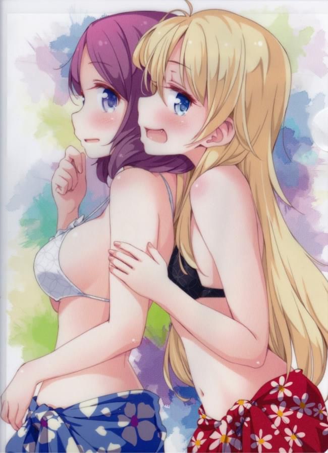 [lily] I want to see the lesbian eroticism image between girls of NEW GAME!! 39