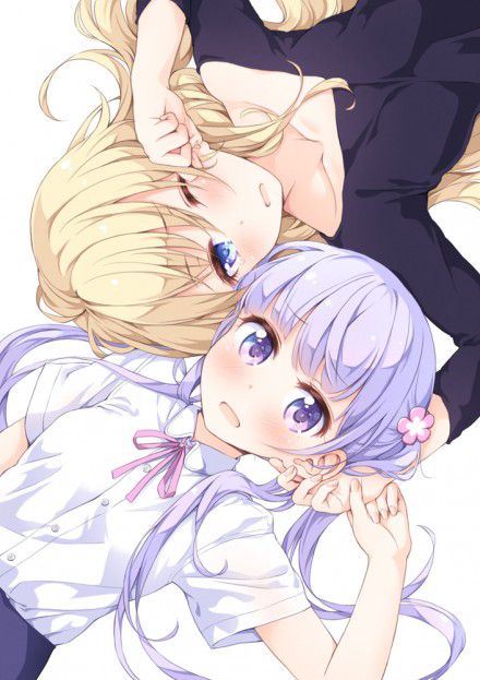 [lily] I want to see the lesbian eroticism image between girls of NEW GAME!! 44