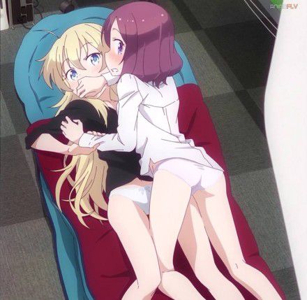 [lily] I want to see the lesbian eroticism image between girls of NEW GAME!! 45