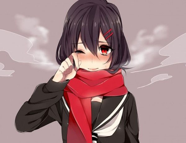 [the second] Fetish image of the beautiful girl of the muffler which wants to walk the side together in winter 11