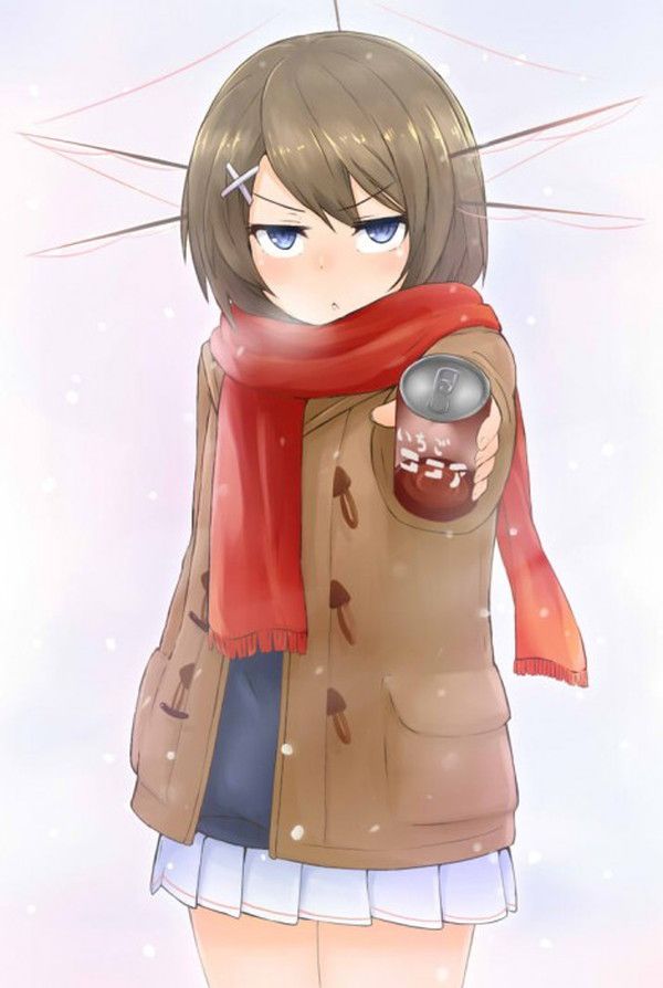 [the second] Fetish image of the beautiful girl of the muffler which wants to walk the side together in winter 18