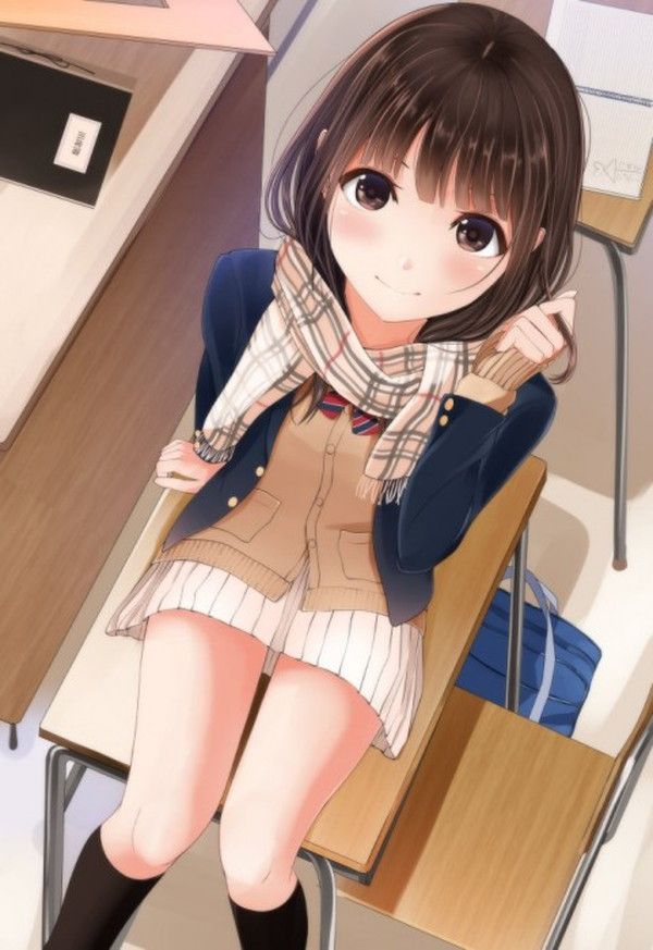 [the second] Fetish image of the beautiful girl of the muffler which wants to walk the side together in winter 22
