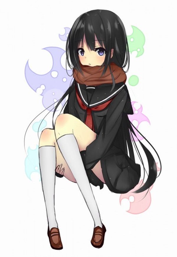 [the second] Fetish image of the beautiful girl of the muffler which wants to walk the side together in winter 36