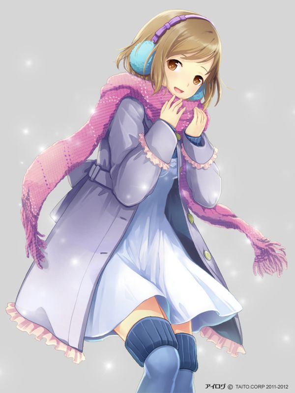 [the second] Fetish image of the beautiful girl of the muffler which wants to walk the side together in winter 39