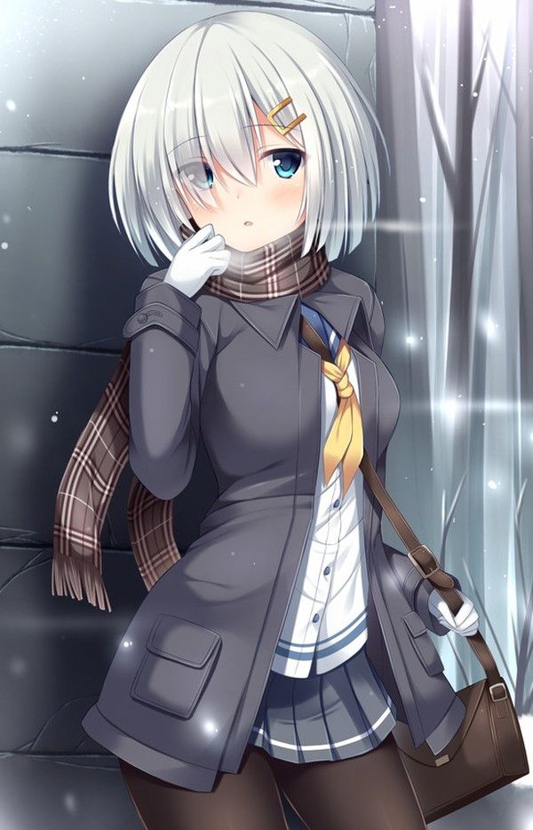 [the second] Fetish image of the beautiful girl of the muffler which wants to walk the side together in winter 44
