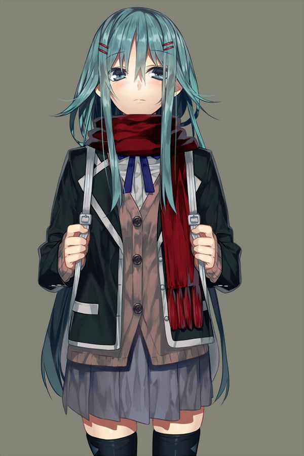 [the second] Fetish image of the beautiful girl of the muffler which wants to walk the side together in winter 48
