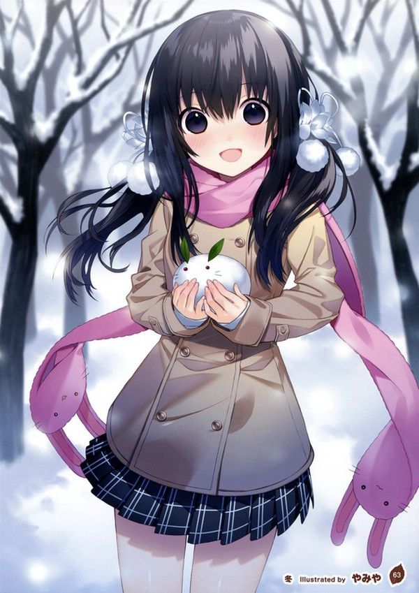 [the second] Fetish image of the beautiful girl of the muffler which wants to walk the side together in winter 51